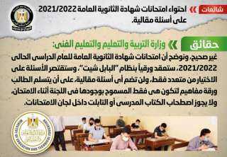 شائعة.. احتواء امتحانات شهادة الثانوية...